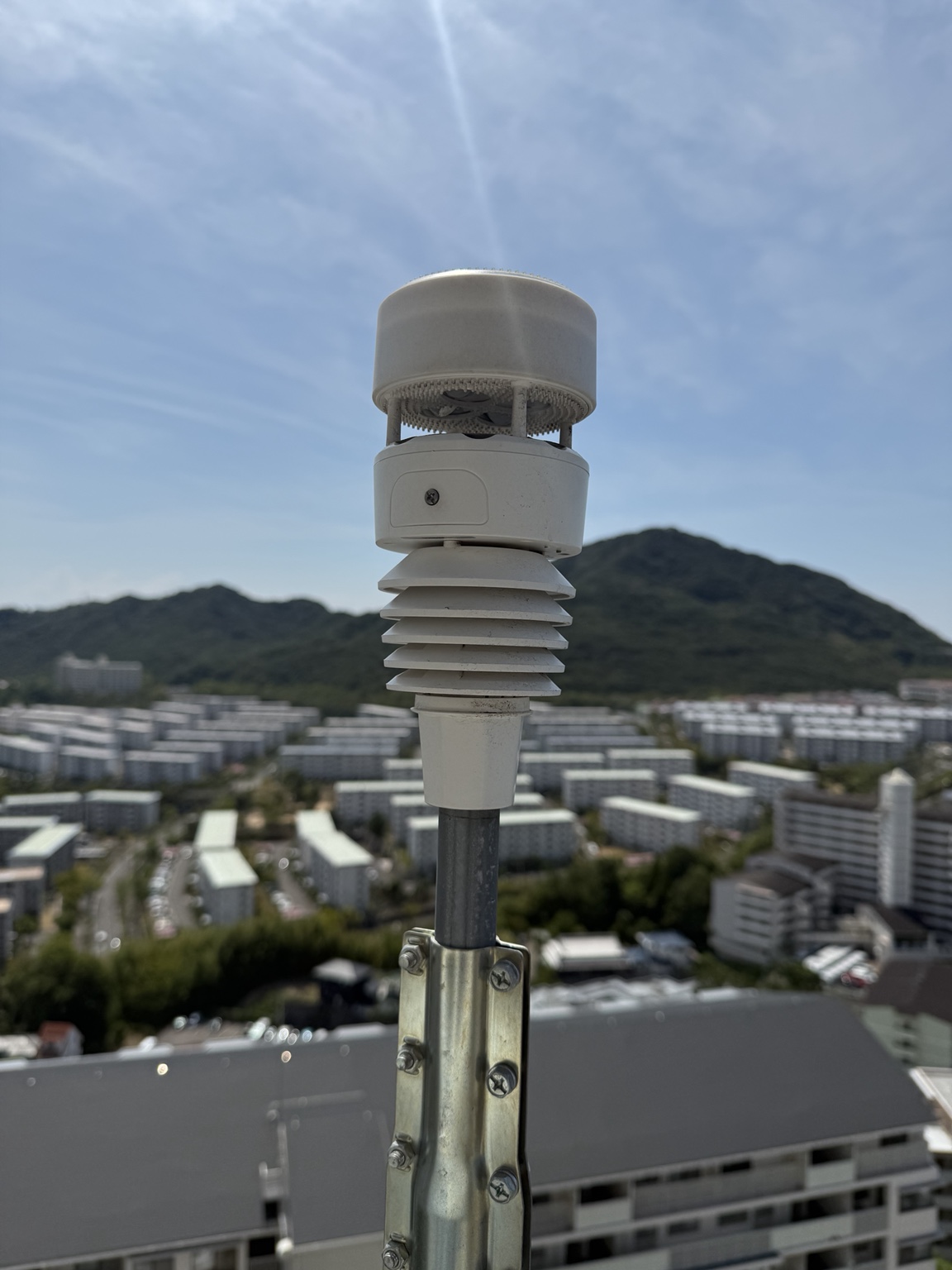 屋外に設置したWeather Station