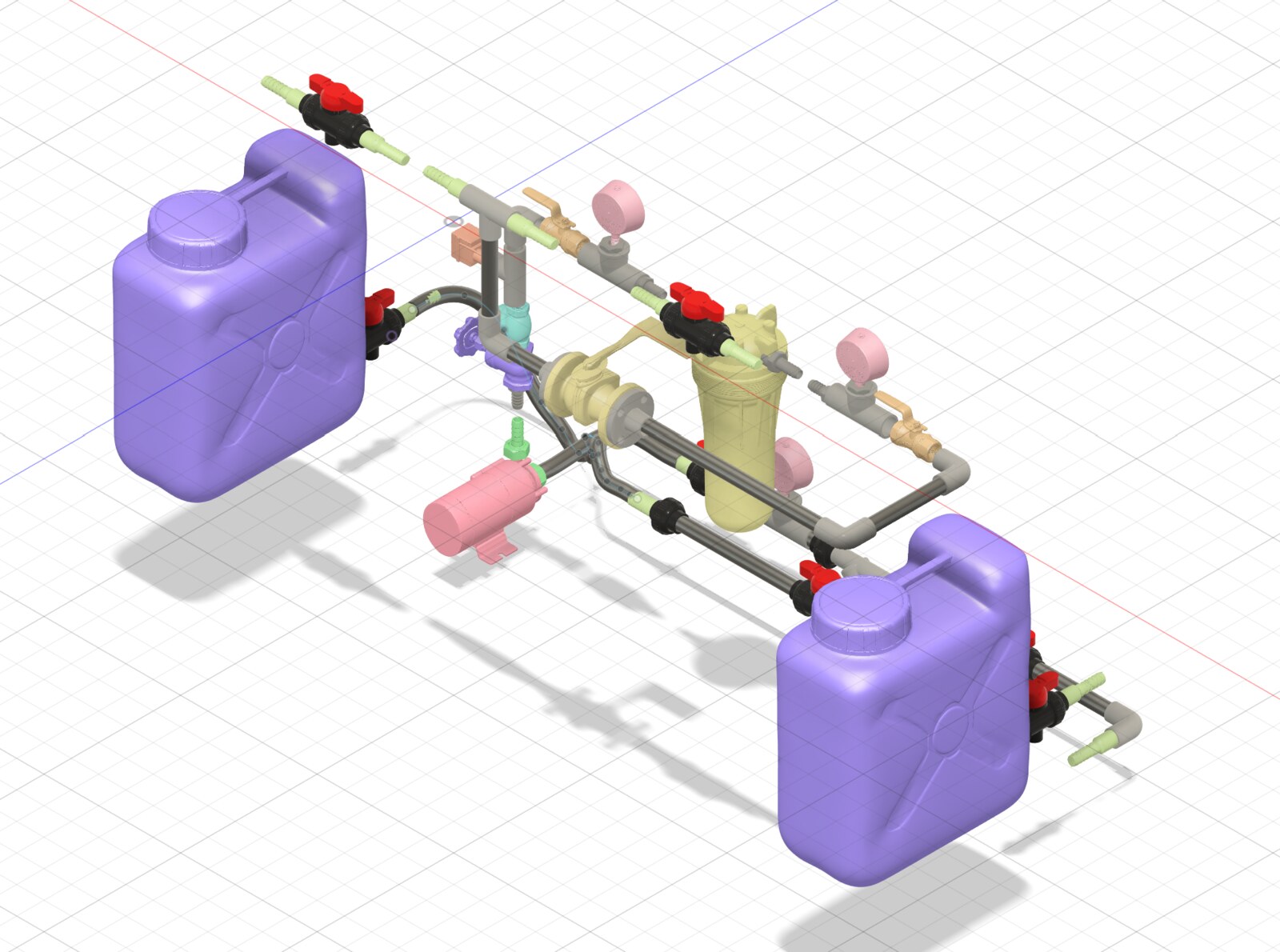 LOTO training rig CAD design