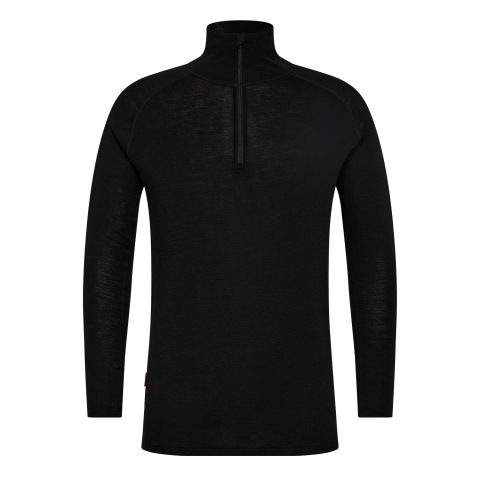 Wool Undershirt with zip neck